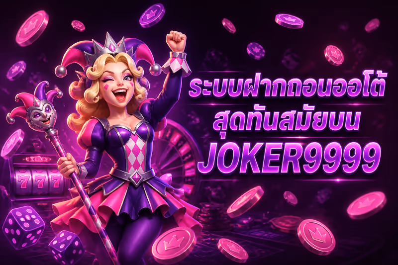 ระบบฝากถอนออโต้สุดทันสมัยบน JOKER9999