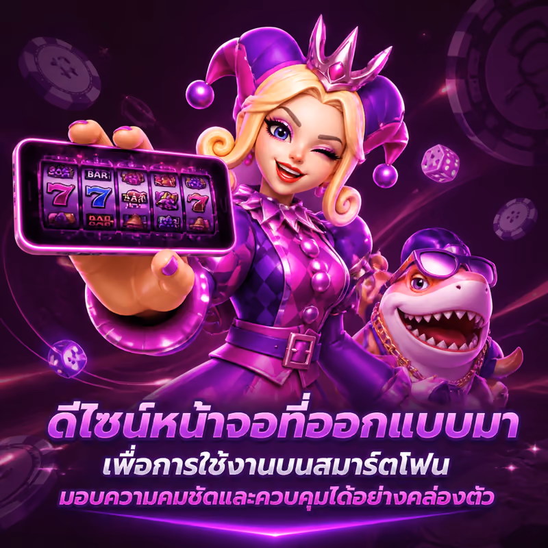 ดีไซน์หน้าจอที่ออกแบบมาเพื่อการใช้งานบนสมาร์ตโฟน มอบความคมชัดและควบคุมได้อย่างคล่องตัว